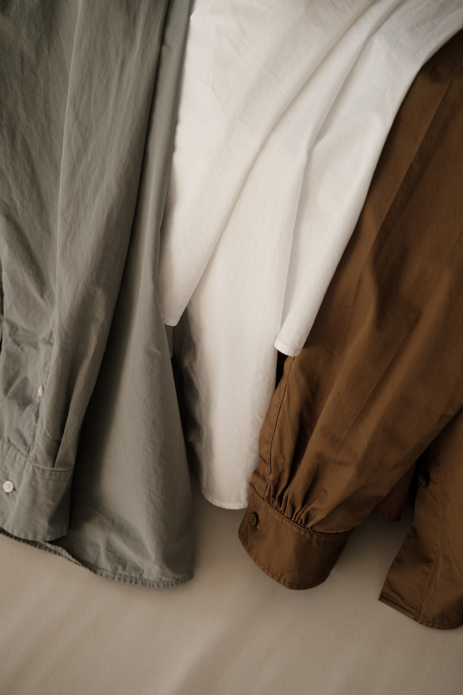 Neutral Casual Dress Shirts